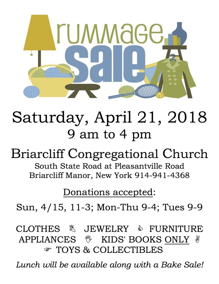 Briarcliff Annual Rummage Sale – High Meadow Cooperative