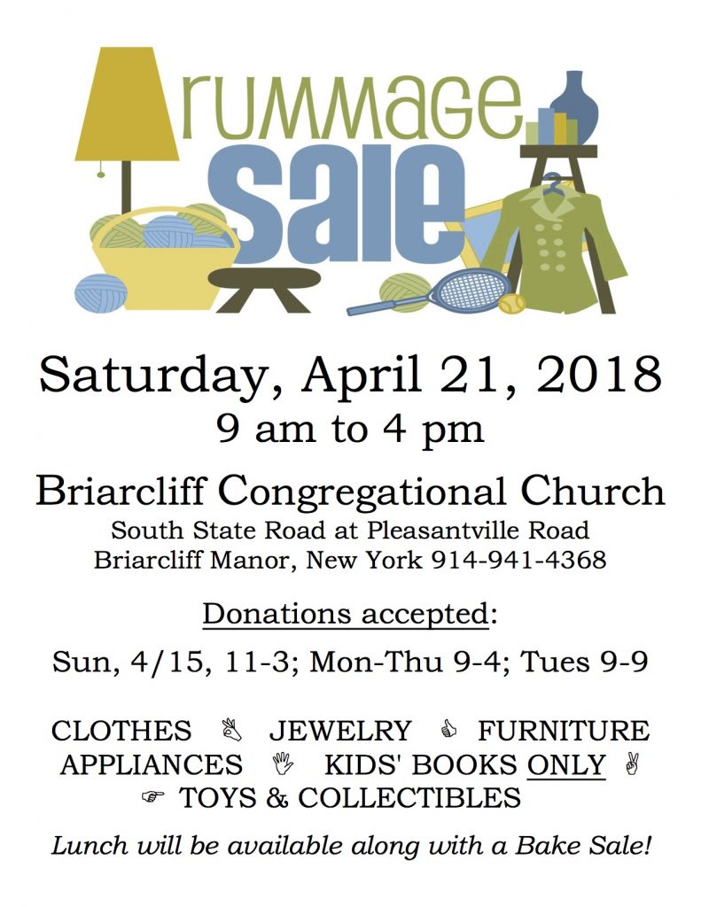 Briarcliff Annual Rummage Sale – High Meadow Cooperative